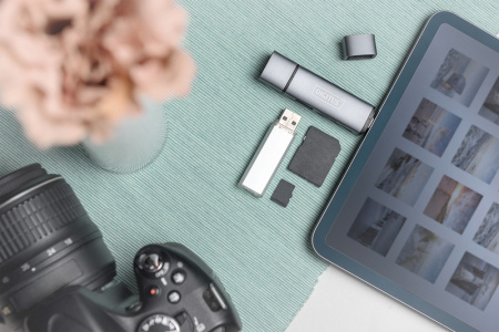 Digitus Кардрідер USB-C/USB 3.0 SD/MicroSD - фото 5