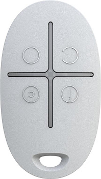 Ajax Брелок SpaceControl, Jeweller, 3V CR2032, білий