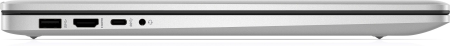 HP Ноутбук 17-cn4006ua 17.3" FHD IPS AG, Intel 5-120U, 16GB, F512GB, UMA, DOS, сріблястий - фото 6