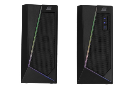 2E Акустична система PCS233 RGB, 2.0, USB, Black - фото 6