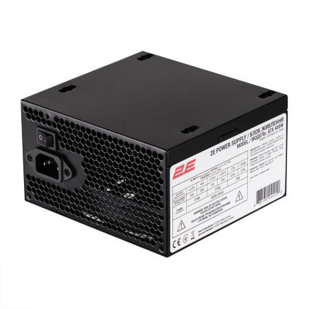 Корпус 2E Credo V200B-400 з БЖ 2E ATX400, 2xUSB3.0, 1x80мм, VGA 250мм, mATX, чорний - фото 8