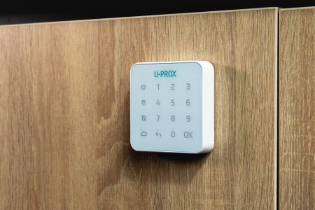 Бездротова сенсорна клавіатура U-Prox Keypad G1 White, 1 група, бездротовий, білий - фото 15