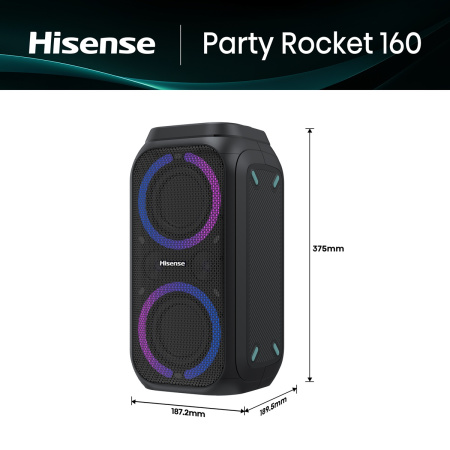 Мінісистема Hisense Party Rocket 160  - фото 2