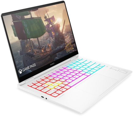 Ноутбук HP OMEN Transcend 14-fb1004ua 14" 3K OLED, Intel U9-285H, 32GB, F1TB, NVD5070-8, DOS, білий - фото 2