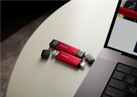 Портативний SSD Kingston 1TB USB 3.2 Gen 2 Dual USB-A R1050/W950MB/s - фото 4