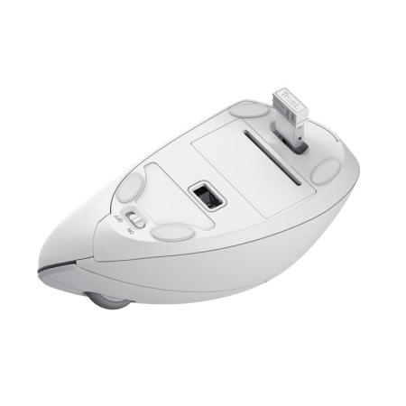 Миша Trust Verto Ergonomic, WL, білий - фото 7