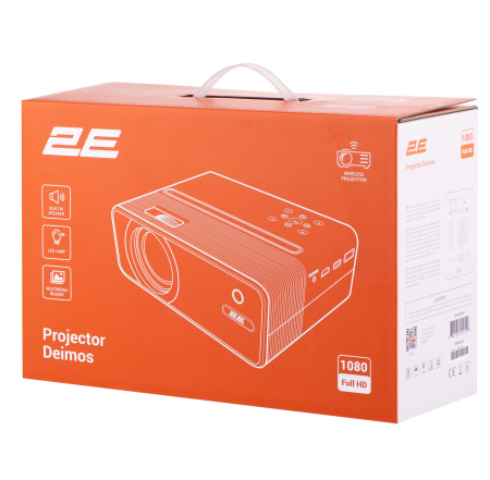 2E Проєктор Deimos FHD, 200 lm, LED, 1.57, WiFi - фото 16