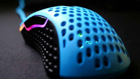 Миша Xtrfy M4, USB-A, RGB, Miami Blue - фото 5