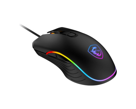 Миша MSI FORGE GM300, RGB, USB-A, чорний - фото 2 Миша MSI FORGE GM300, RGB, USB-A, чорний - фото 2