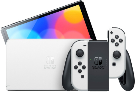 Ігрова консоль Nintendo Switch OLED (біла) - фото 5