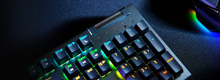 Клавіатура механічна Razer BlackWidow V4 X 110key, Green Switch, USB-A, EN/RU, RGB, чорний - фото 4