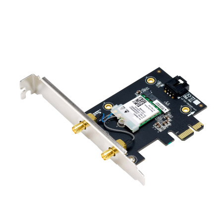 ASUS Адаптер WiFi PCE-BE6500 BE6500, PCI-Express x1, BT5.4 - фото 3