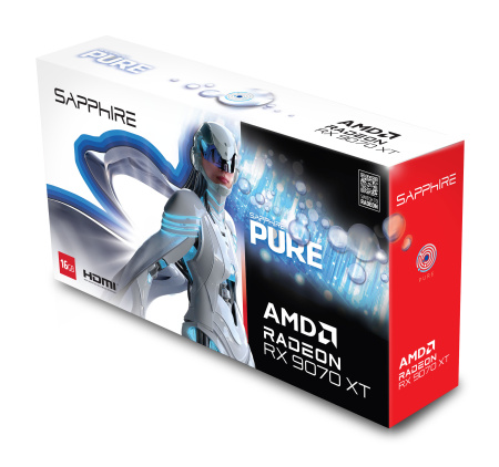 Відеокарта SAPPHIRE Radeon RX 9070 XT 16GB GDDR6 PURE GAMING OC білий - фото 8