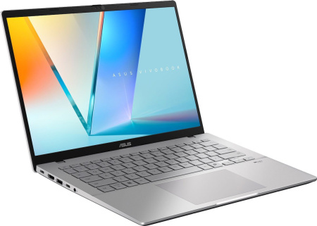 Ноутбук ASUS Vivobook S 14 M3407HA-SF079 14" WUXGA OLED, AMD R5-220, 16GB, F512GB, UMA, NoOS, Сріблястий - фото 5