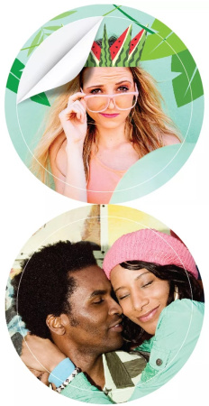 Canon Папір ZINK™ 1.3" у вигляді круглих наліпок, 20 арк. - фото 3