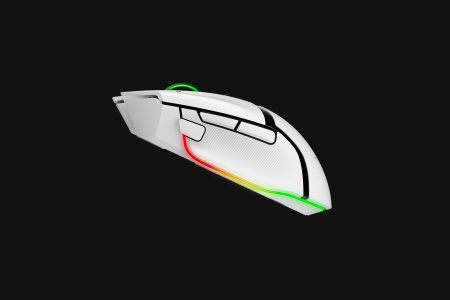 Миша Razer Basilisk V3 Pro, RGB, USB-A/WL/BT, білий - фото 4 Миша Razer Basilisk V3 Pro, RGB, USB-A/WL/BT, білий - фото 4