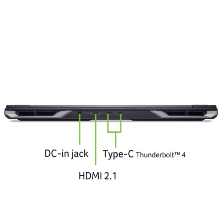 Ноутбук Acer Predator Helios Neo 18 PHN18-72 18" WQXGA IPS, Intel U9-275HX, 32GB, F1TB, NVD5070Ti-12, Lin, чорний - фото 3