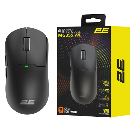 2E Gaming Миша MG355 WL, RGB, USB-A/WL, чорний - фото 9