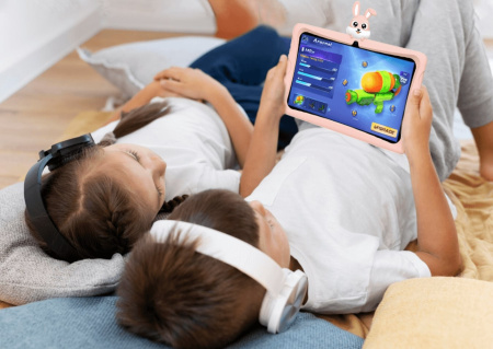 Планшет Doogee U9 Kids 10.1" 3ГБ, 64ГБ, 5060мА•г, Android, рожевий - фото 2