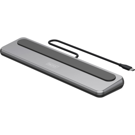 Док-станція DIGITUS USB-C > 2xHDMI/1xDP/3xUSB-A/USB-C/RJ54/PD/Audio - фото 2
