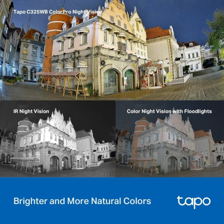 IP-Камера TP-LINK Tapo C325WB 4MP N300 microSD зовнішня ColorPro - фото 5