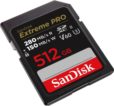 SanDisk Карта пам'яті SD 512GB C10 UHS-II U3 R280/W150MB/s Extreme Pro V60 - фото 4