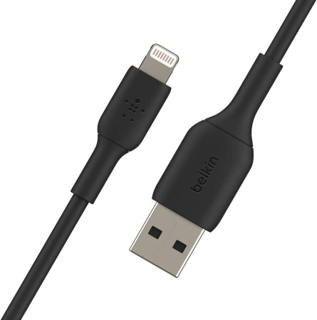 Belkin Кабель USB-A > Lightning заряджання/синхронізації 1м, 12Вт, PVC, чорний - фото 3