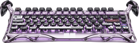 Клавіатура магнітна GravaStar Mercury V75 Pro 80keys, GravaStar x Gateron Jade Gaming, USB-A, 8k, RGB, Iron Purple - фото 19