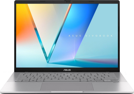 Ноутбук ASUS Vivobook S 14 M3407HA-SF079 14" WUXGA OLED, AMD R5-220, 16GB, F512GB, UMA, NoOS, Сріблястий - фото 1