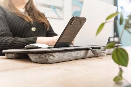 Підставка для ноутбука DIGITUS Notebook Desk, до 17', сіра - фото 4