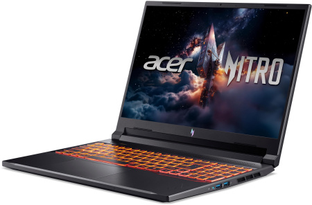 Ноутбук Acer Nitro V 16 ANV16-72 16" WUXGA IPS, Intel 7-240H, 16GB, F1TB, NVD5070-8, Lin, чорний - фото 3