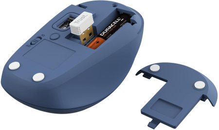 Миша Trust Yvi+ Compact Multi-Device, WL/BT/USB-A, синій - фото 4