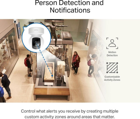 IP-Камера TP-LINK Tapo C212 3MP N300 microSD motion detection - фото 2