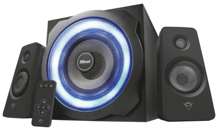 Акустична система Trust GXT 629 Tytan 2.1, 60Вт, AUX, RGB, чорний - фото 1