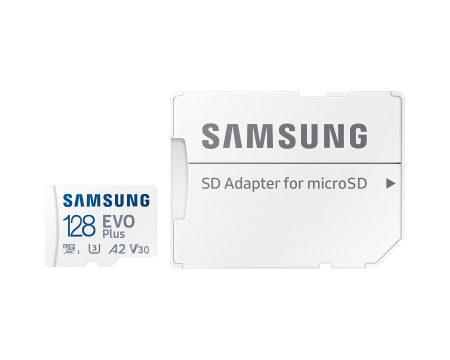 Карта пам'яті Samsung microSD 128GB C10 UHS-I  R130MB/s Evo Plus + SD - фото 5