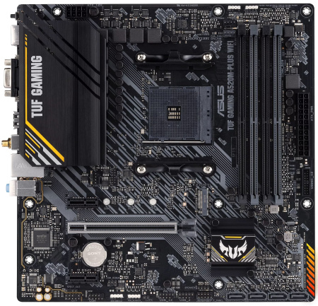 Материнcька плата ASUS TUF GAMING A520M-PLUS WIFI sAM4 A520 4xDDR4 HDMI DVI D-Sub Wi-Fi BT mATX - фото 1 Материнcька плата ASUS TUF GAMING A520M-PLUS WIFI sAM4 A520 4xDDR4 HDMI DVI D-Sub Wi-Fi BT mATX - фото 1