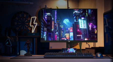 ASUS Монітор 27" ROG Strix XG27ACMG HDMI, DP, USB-C, Audio, IPS, 2560x1440, 270Hz, 1ms, sRGB 125%, AdaptiveSync, Pivot, HDR400 - фото 3