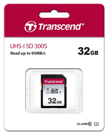 Transcend Карта пам'яті SD 32GB C10 UHS-I R100/W20MB/s - фото 2