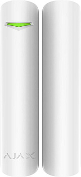 Ajax Датчик відкриття дверей/вікна з сенсором удару і нахилу DoorProtect Plus, Jeweller, білий Ajax Датчик відкриття дверей/вікна з сенсором удару і нахилу DoorProtect Plus, Jeweller, білий