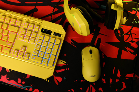 2E Gaming Миша MG355 WL, RGB, USB-A/WL, жовтий - фото 5
