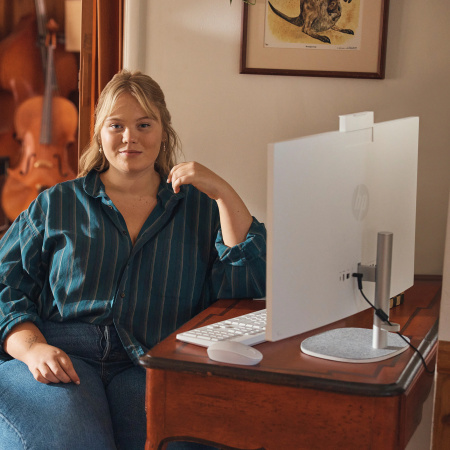 Комп'ютер персональний моноблок HP All-in-One 27" FHD IPS AG, Intel U7-155U, 16GB, F512GB, UMA, WiFi, кл+м, DOS, білий - фото 3