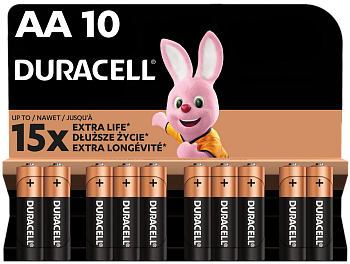 Батарейка Duracell LR06 MN1500 уп. 1x10 шт.