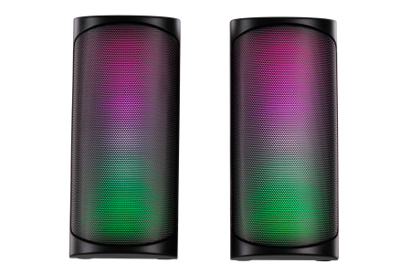 2E Акустична система PCS231 RGB Matrix, 2.0, USB, Black - фото 5