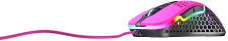Миша Xtrfy M4, USB-A, RGB, рожевий - фото 4