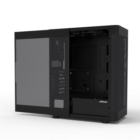 Zalman Корпус I4, без БЖ, 2xUSB3.0, 1xUSB2.0, 6x120мм, VGA 320мм, LCS ready, Mesh Side/Front Panel, ATX, чорний - фото 9