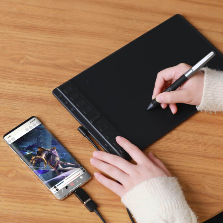 Графічний планшет Huion 8.7"x5.4" H951P чорний - фото 4