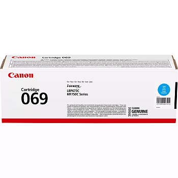 Картридж Canon 069 MF752Cdw/MF754Cdw/LBP673Cdw Cyan (1900 стор)