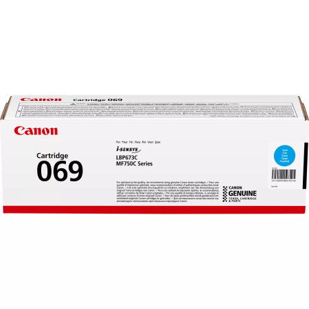 Картридж Canon 069 MF752Cdw/MF754Cdw/LBP673Cdw Cyan (1900 стор) - фото 1