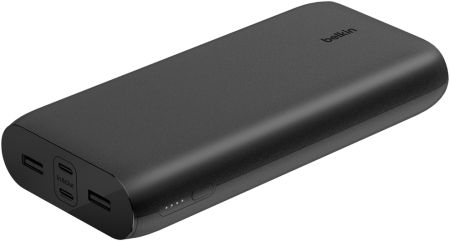 Belkin Акумулятор портативний літій-іонний Power Bank 26000мА·год, 32Вт, USB-A/USB-C PD PPS, чорний - фото 5