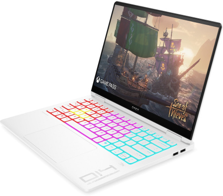 Ноутбук HP OMEN Transcend 14-fb1004ua 14" 3K OLED, Intel U9-285H, 32GB, F1TB, NVD5070-8, DOS, білий - фото 3
